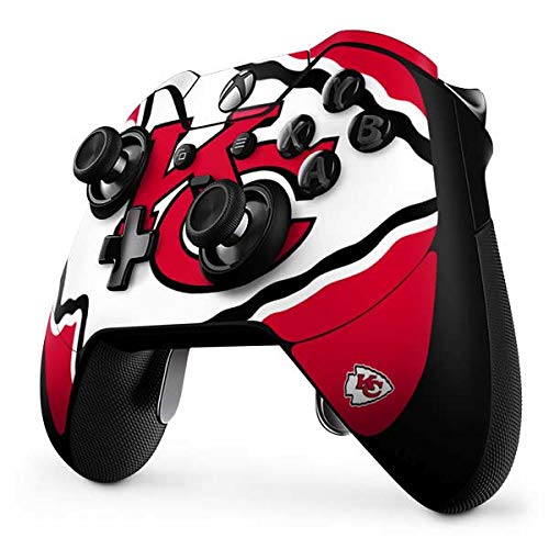Skinit Decal Gaming Skin Compatible with Xbox One Elite Controller - Officially Licensed NFL Kansas City Chiefs Large Logo Design