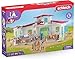 Schleich Horse Club - 115 PC Lakeside Riding Center Horse Toy Playset with Horses and Riders, Barn and Farm Figurine Accessories - Farm Toys for Girls and Boys - Realistic Kids Toys Ages 5+ | 42567