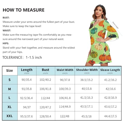 Robe courte en mousseline de soie femme col V robe d'été décontractée citrouille vintage
