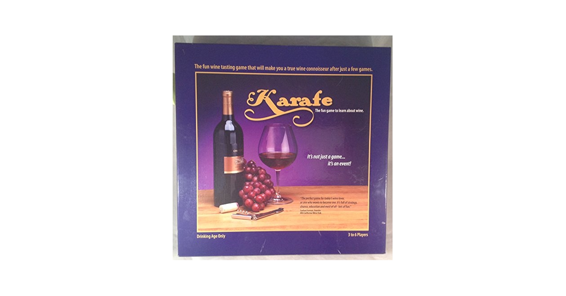 その他 Karafe Wine Tasting Game: The Fun Game to Learn About Wine Amazon.com: Karafe Wine Tasting Game: The Fun Game to Learn