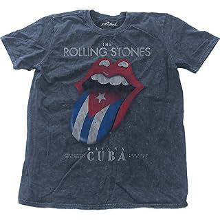 The Rolling Stones Havana Cuba Officiel T-Shirt Hommes Unisexe - Les Beatles, Paul McCartney, John Lennon, RIngo Starr, George Harrison