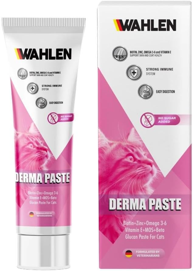 Wahlen Derma Paste 100 ml Kediler İçin Tüy Yapısını Destekleyen Malt Macunu