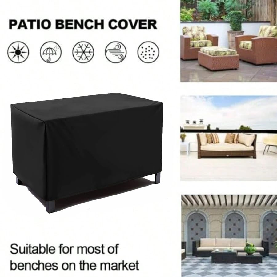 Housse salon de jardin rectangulaire bâche table 280x120x101cm