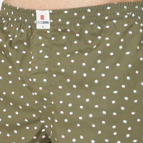 Image of Underjeans by Spykar Men Premium Olive Boxers