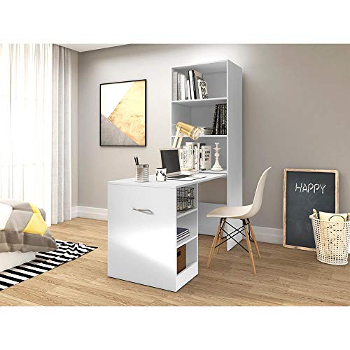 Armário multifuncional/multiuso e mesa retrátil com organizador Multimóveis