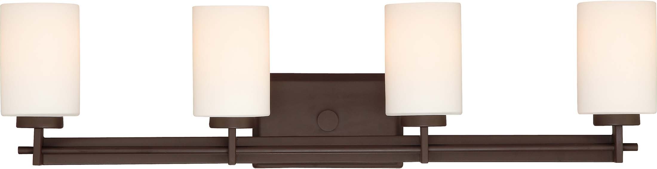 Quoizel TY8604WT Taylor Bath Vanity Wall Lighting, Lights 4-Light, 400 Watts, Western Bronze (8"H x 30"W)