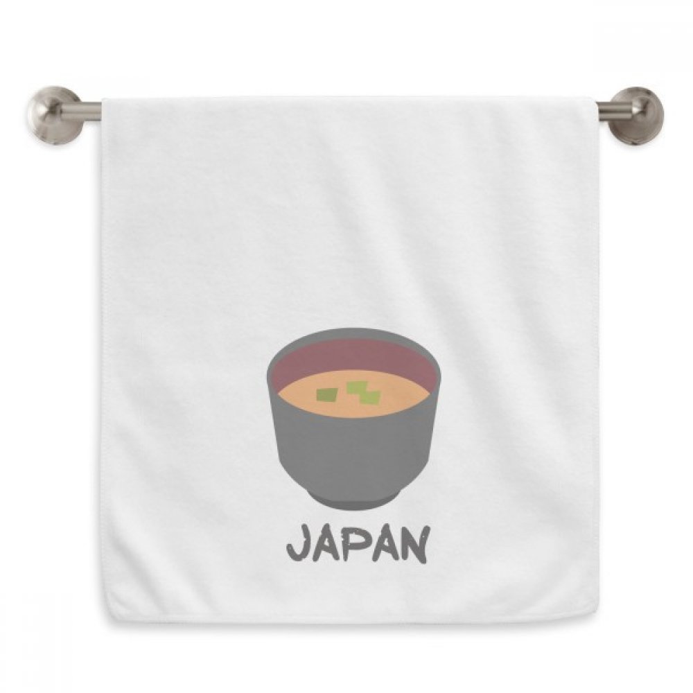 Serviette Débarbouillette Soupe Miso Japonaise 13x29" : Fini la Peau Irritée