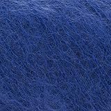65% Super Kid Mohair / 5% Schurwolle / 30% Polyamid - 25g Wolle als Knäuel, Lauflänge 250 m, Nadelstärke 4-5, Verbrauch 150g für einen Pullover in Größe 40, Strickwolle geeignet zum Wolle zum Stricken und Häkeln