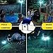 Bionic Flood Light 2 Pk Solar Lights Outdoor Waterproof, Ultra Bright 89 LEDs, 3 Heads Wide Angle Motion Sensor Outdoor Lights for Security, Wall, House, Spot Light, IP65 Waterproof – Stakes Included