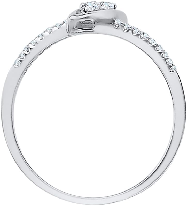 KATARINA Diamond Anniversary Ring in Sterling Silver (1/5 cttw, I-J, I1)