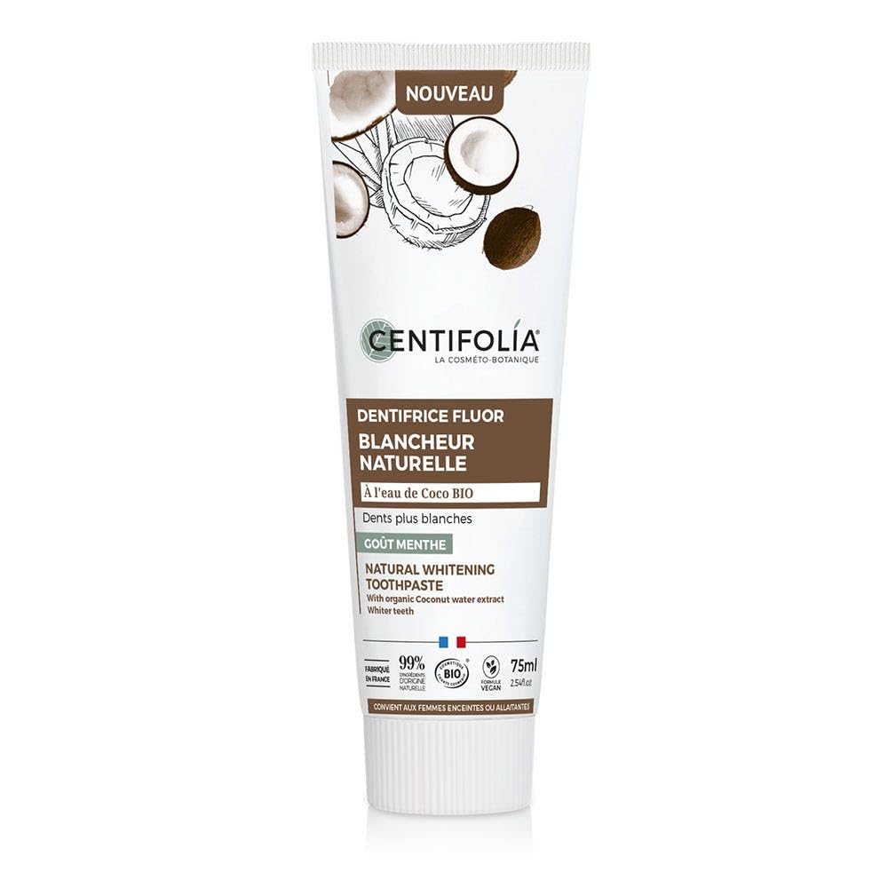 Dentifrice Fluor Blancheur 75ml Naturelle Centifolia