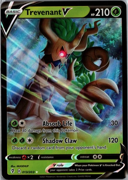 Evolving Skies - Trevenant V - 013/203 - Ultra Rares - NM/M