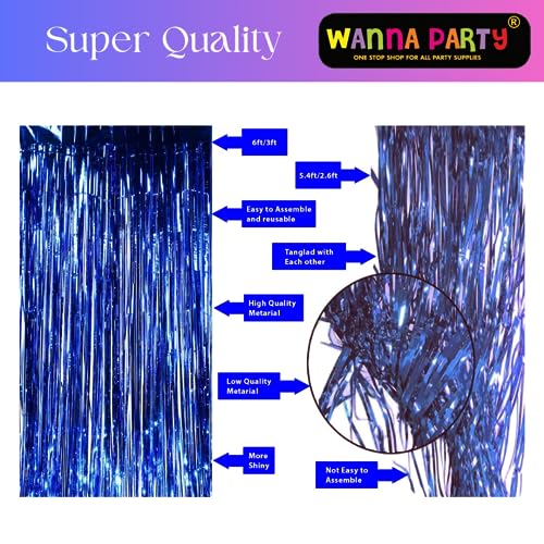 Image of Wanna Party 44-Piece Birthday Party Decor Kit for Husband & Boys | Balloons, Banner & Celebration Supplies for Kids and Adults