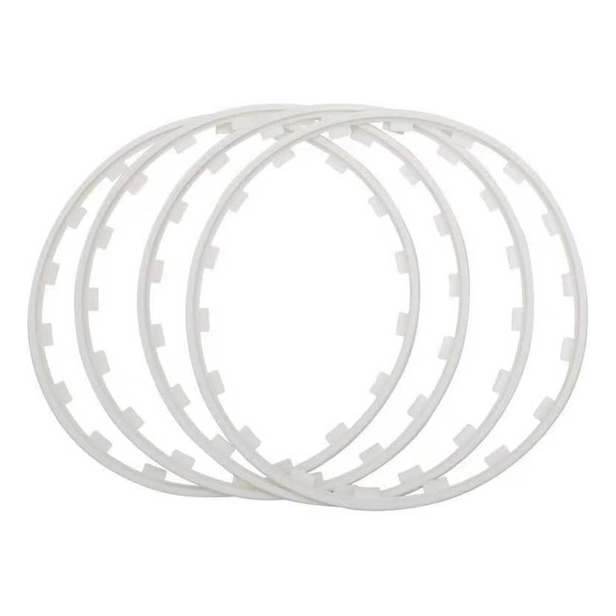 Car Wheel Protection Ring for LR2/LR3 | LR2 L359 (Type LF)/LR3 L319 (Type LA) 2005-2009, Nylon Wheel Rim Protector Ring Anti-Scratch Hub Guard Strip Tire Protector Accessories