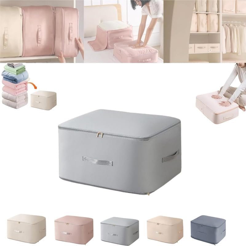 Miniatura 15 de Organizador de autocompresión que ahorra espacio, bolsa de almacenamiento de edredón de compresión de gran capacidad, bolsas organizadoras de