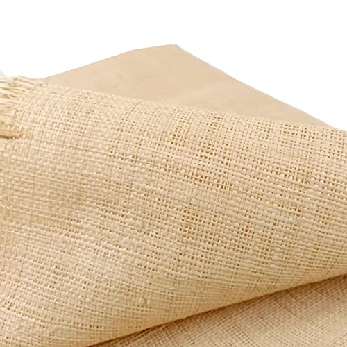 Alfombra de rafia natural hecha a mano con cuerda de ratán para muebles del hogar, sillas, decoración de mesa como ratán (60 cm x 160 cm)