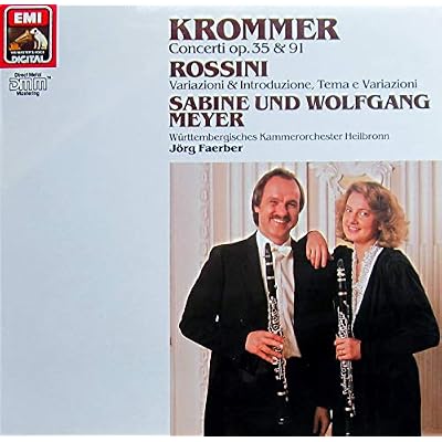 Krommer: Concerti op. 35 & 91 / Rossini: Variazioni & Introduzione, Tema e Variazioni
