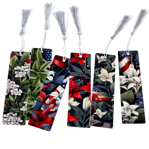 Marque-page drapeau américain lot de 6 pour ne plus jamais corner vos livres
