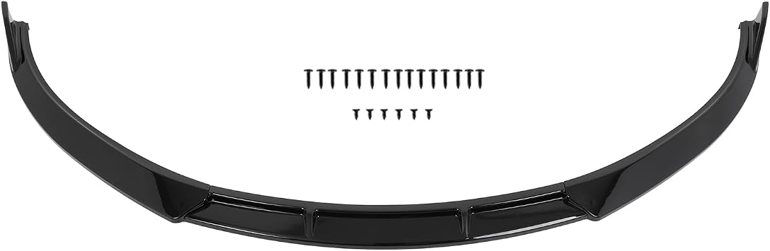 PP/Glossy Black Front Bumper Lip Splitter Fit for 2011-2014 for Chevy Cruze Front Lip Spoiler