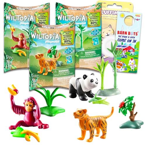 Figurines d'animaux Playmobil pour jeux de simulation dans la chambre des enfants