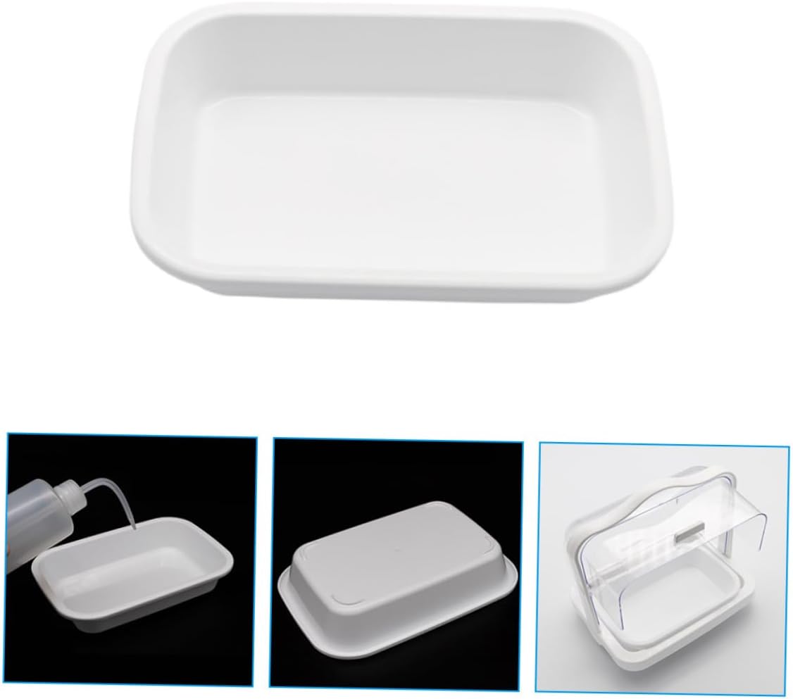 Multi Function Reusable Washing Tray for Hard Sturdy Lens Care Tray with Non Slip Design for Daily Storage and Cleaning of Rgp Ok Lenses