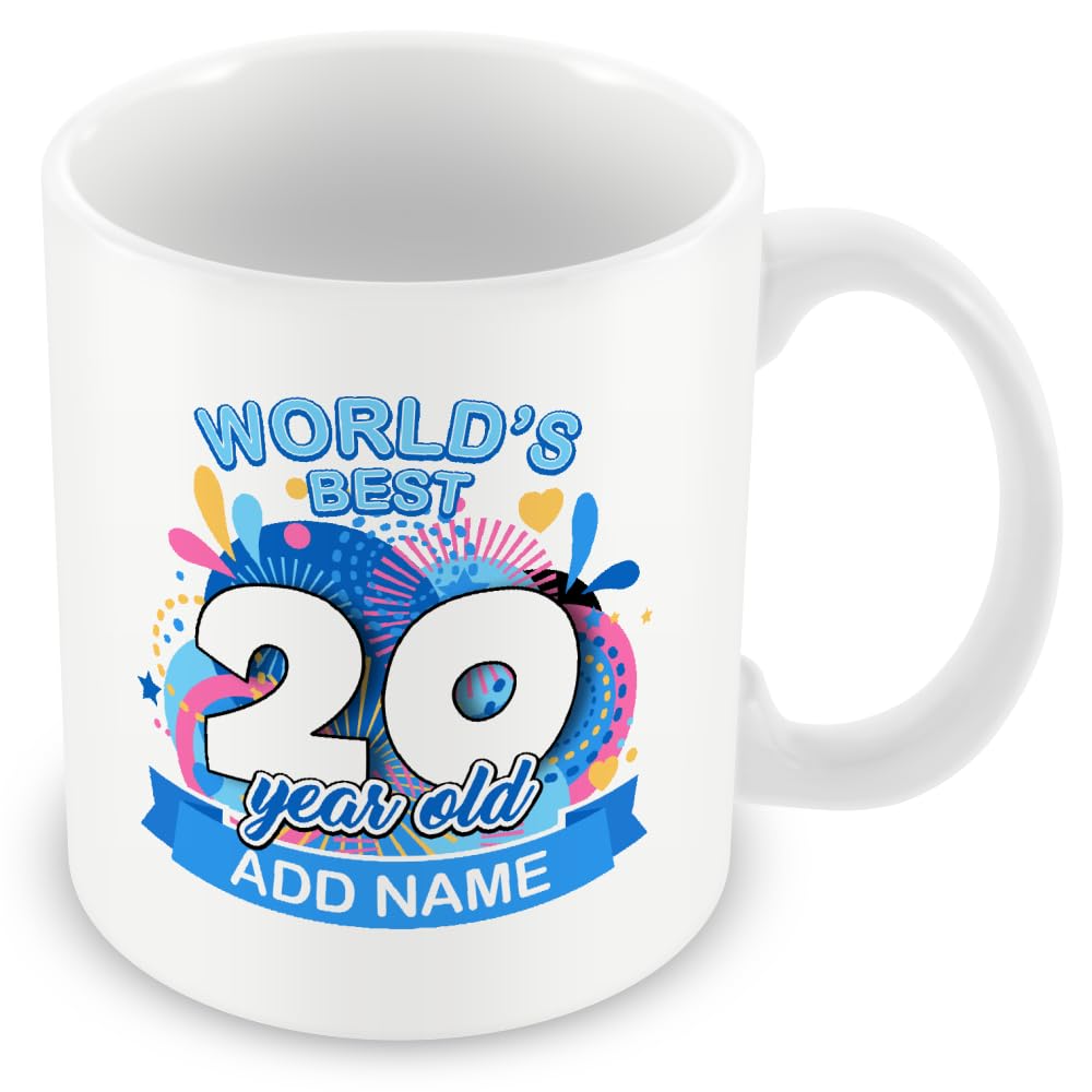 20th Birthday Gifts โ World's Best 20 Year Old Mug for Men & Women