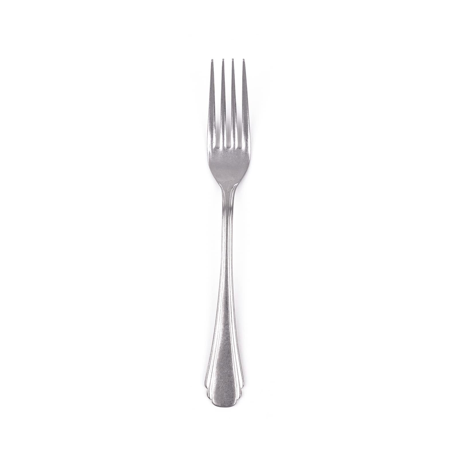 VINTAGE INOX Vintage J-Wing Dinner Fork, Made in Japan, Cafe, Restaurant, Stainless Steel, Aging, Unbreakable, Dishwasher Safe, Silver