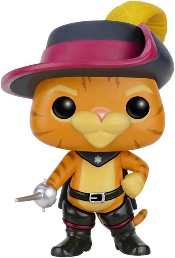 Funko POP Movies: Shrek - Puss in Boots Toy Figure,Multi-colored,3.75 inches