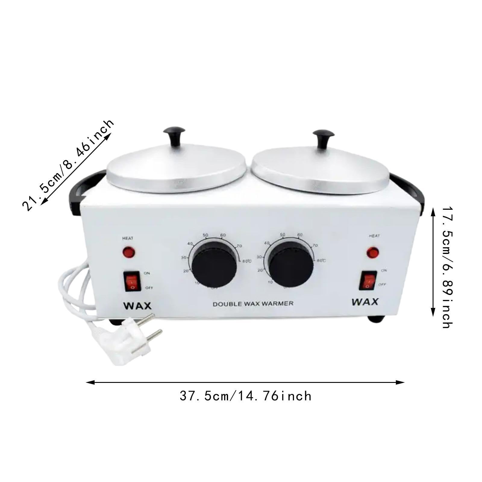 Calentador de Cera de Doble Recipiente, Máquina de Fusión de 200 W para Tratamientos de Belleza Y