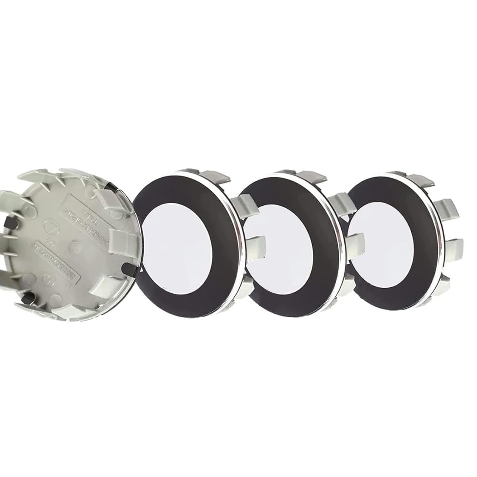 4 Stück Nabendeckel für 68mm - Radnabenkappen Felgendeckel Felgenkappen Nabenkappen ABS Wheel Caps Radnabenabdeckung