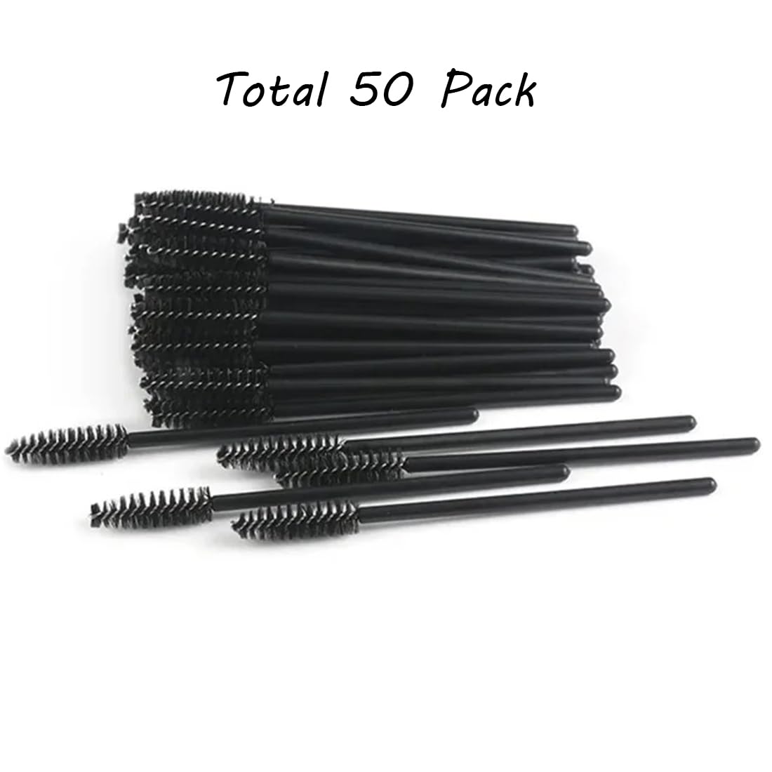 Eyelash Brushes Mascara Wands Disposable Makeup Brush Eye Lashes Extension Applicator Tool Set 50pcs