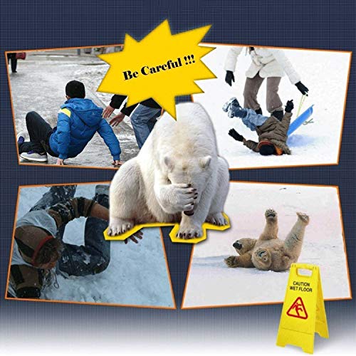 Cutiful Traction Cleats Xmas Gifts for Dad Mom Men Women Bro Sister Crampons Ice Snow Cleats Ice Grips Grippers Microspikes Boots Shoes Spikes Walking Camping Hiking Winter Snow Spikes - Thumbnail 4