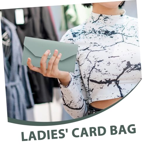 Cash Envelope Wallet for Women Elegant PU Wallet Portable Coin Purse Card Holder Multipurpose Use Small for Everyday Style3