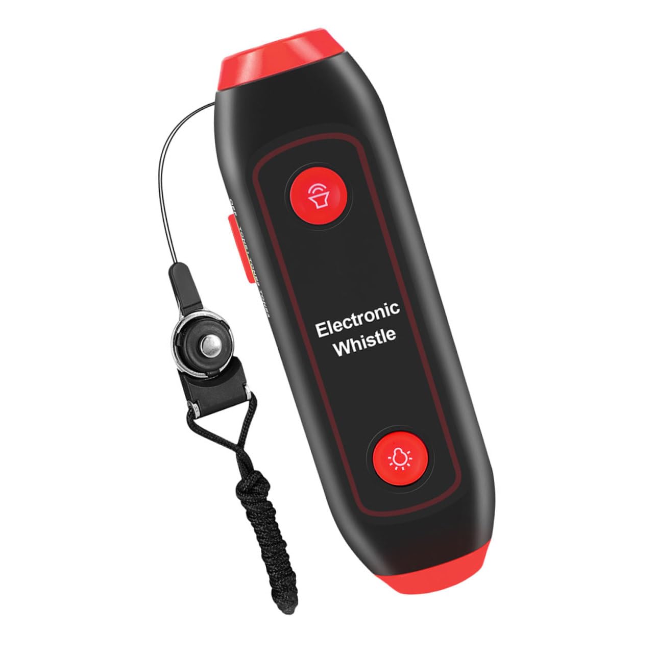 TOYANDONA Silbato Electrónico Multifuncional con y Luz Sos para Entrenadores Árbitros y Seguridad al Aire Silbato de Mano con Cordón Azul Sin Batería