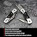 Heavy Duty Folding Utility Knife Dual Blades/Box Cutter with Nylon Pouch + 5 SK5 Blades (Professional Grade)