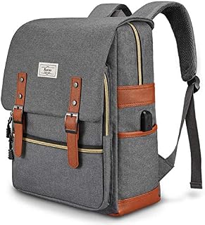 Ronyes Unisex College Bag Fits up to 15.6’’ Laptop Casual Rucksack Waterproof School