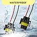 Hugwits H8 H9 H11 880 881 Female Nylon Adapter Wiring Harness Sockets Wire for Fog Lights, Waterproof Fog Light Adapters Plug, Universal for Most Cars (2 Pack)