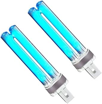 Lampade UVC 11 Watt PL Base G23 - 2 Pezzi, Per Sterilizzazione Acqua Laghetto E Aria