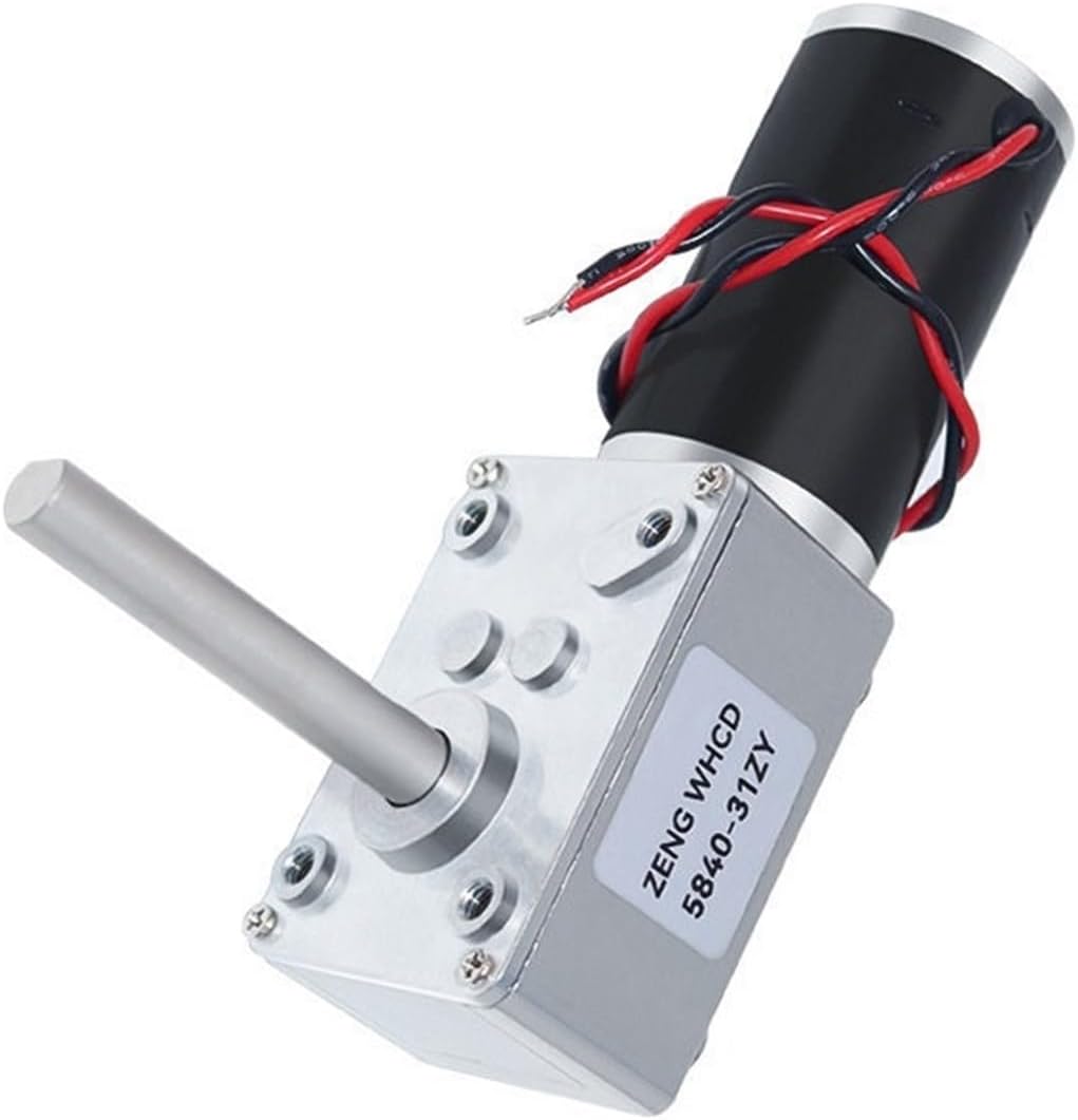 5840-31ZY-51mm ウォームギアリダクション DC 電子スターター 高トルク 70KG/CM セルフロック ブラケットなし