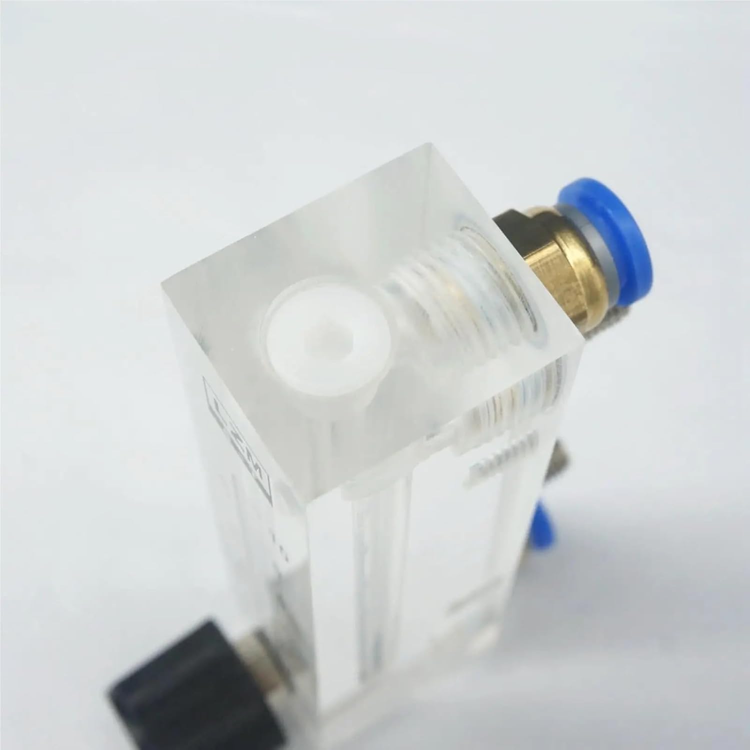 1Pcs 1-10L/h LZM-6T Acrylic Panel Water Liquid Flowmeter Rotameter With Control Valve Push In 8mm OD Tube