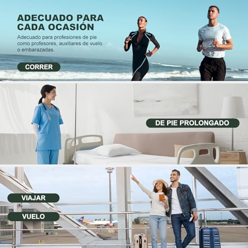 Miniatura 6 de Effeet Medias De Compresión Mujer Y Hombre, 2 Pares, 20-30 Mmhg, Acolchadas