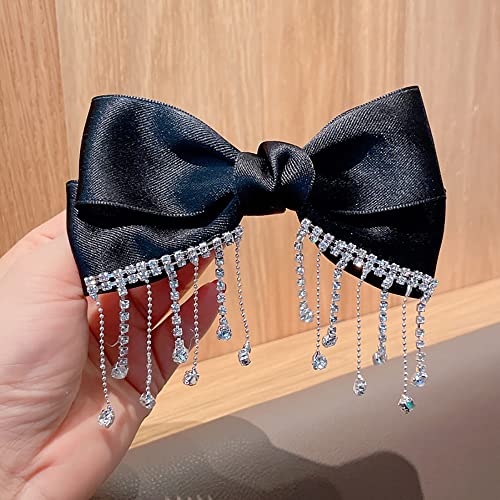 3 pzas Pinzas de Pelo con Lazos de Cristal para Mujeres miniatura 7