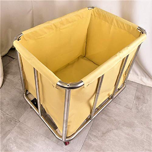 Carrito de ropa sucia resistente para evitar cargas pesadas en colada 2
