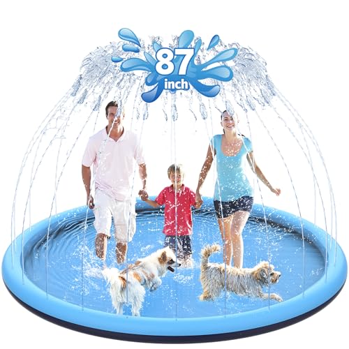 87" Non-Slip Splash Pad for Kids and Pets