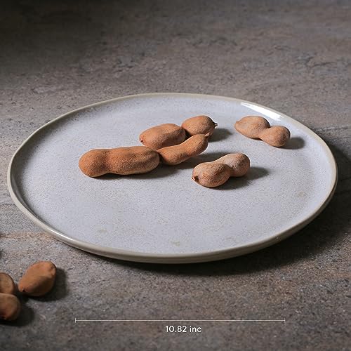 Conjunto c/ 6 Pratos Raso Bio Latte Ø 27,5 cm