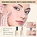 UODO Liquid Foundation - UODO Moisturizing Light/Matte Long Lasting Foundation, Invisible Foundation Makeup, 1.05 Fl.oz (Matte W03 Natural)