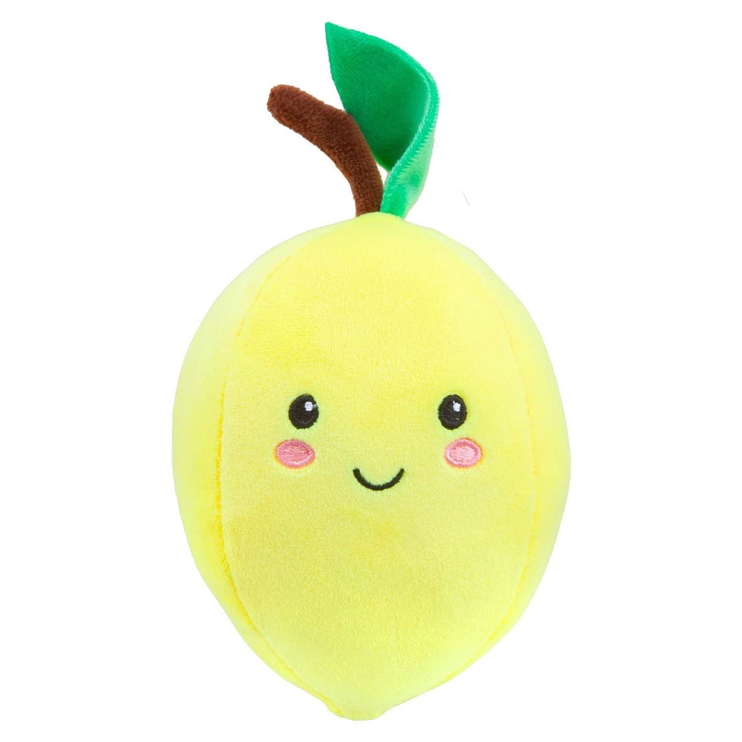 VFM - Lemon Soft Toy Food Themed Cute Plush Cuddly Yummy Soft Fluffy Stuffed Toy Plush Toy Cute Stuffed Plushie, Gifts for Birthday, Valentine's Day Christmas - 16cm Yellow