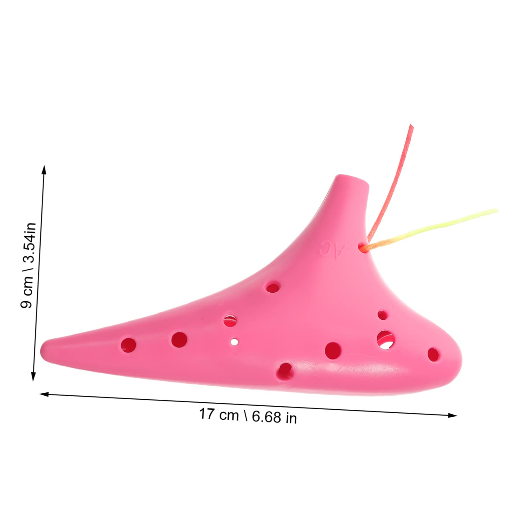 Toddmomy Alto Ocarina for Beginners Boys and Girls Instruments Purple Ocarina Instrument Random