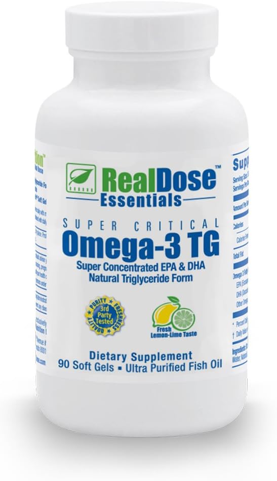 Doctor Formulated Omega 3 Fish Oil Softgels - Pharmaceutical Grade Fish Oil Supplement with 2,400 mg of Omega-3 Fatty Acids - 1,200 mg EPA + 750 mg DHA per Serving - Burpless Softgels (90 Count)