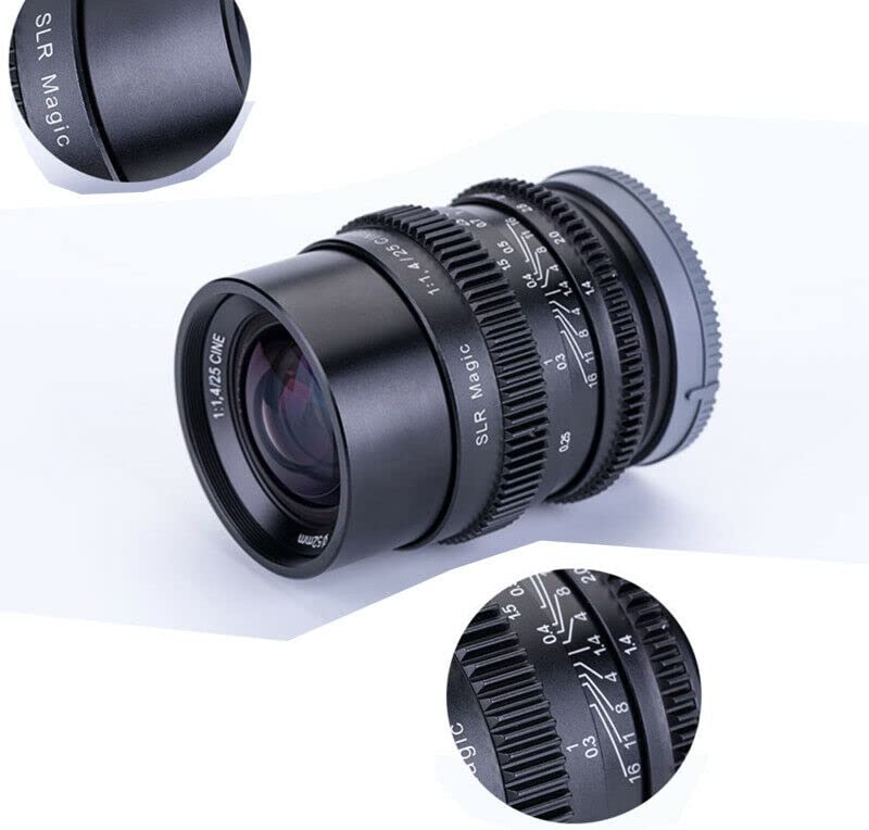 Amazon.com : SLR Magic 25mm F1.4 Large Aperture Full Frame Lens